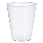 Dart High-Impact Polystyrene Squat Cold Cups, 12 oz, Translucent, 50 Cups/Sleeve, 20 Sleeves/Carton (DCCY12S)