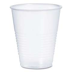 Dart High-Impact Polystyrene Squat Cold Cups, 12 oz, Translucent, 50 Cups/Sleeve, 20 Sleeves/Carton (DCCY12S)