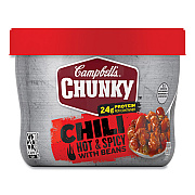 Campbells Chunky Firehouse Hot and Spicy Chili with Beans, 15.25 oz, 8/Carton (GRR35100013)