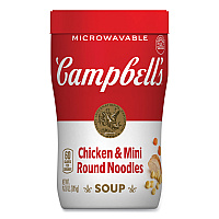 Campbells Soup On The Go Chicken with Mini Noodles, 10.75 oz Cup, 8/Carton (GRR35100007)
