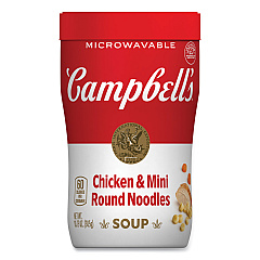 Campbells Soup On The Go Chicken with Mini Noodles, 10.75 oz Cup, 8/Carton (GRR35100007)