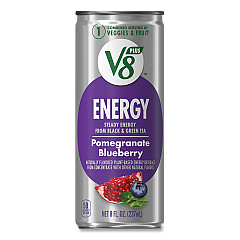 Campbells +ENERGY, Pomegranate Blueberry, 8 oz Can, 24/Carton (GRR35100014)