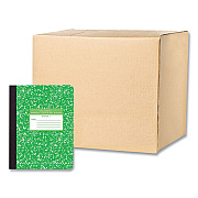 Roaring Spring Ruled Composition Book, Grade 1 Manuscript Format, Green Marble Cover, (80) 9.75 x 7.5 Sheets, 48/Carton (ROA97225CS)