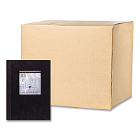 Roaring Spring Lab and Science Black Notebook, Quad Rule (5 sq/in), Black Cover, (60) 11 x 8.5 Sheets, 24/Carton (ROA77591CS)