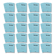 Roaring Spring Examination Blue Book, Wide/Legal Rule, Blue Cover, (6) 8.5 x 7 Sheets, 1,000/Carton (ROA77511CS)
