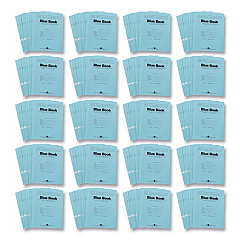 Roaring Spring Examination Blue Book, Wide/Legal Rule, Blue Cover, (6) 8.5 x 7 Sheets, 1,000/Carton (ROA77511CS)