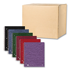 Roaring Spring Subject Wirebound Notebook, 4-Subject, Medium/College Rule, Randomly Assorted Cover, (200) 11 x 9 Sheets, 12/Carton (ROA11376CS)