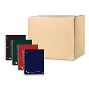 Roaring Spring Wirebound Notebook with Tabs, 5-Subject, College Rule, Randomly Assorted Covers, (200) 11 x 8.5 Sheets, 12/Carton (ROA11197CS)