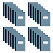 Roaring Spring Lab and Science Chemistry Notebook, Narrow Rule, Blue Cover, (60) 9.25 x 7.5 Sheets, 24/Carton (ROA77571CS)
