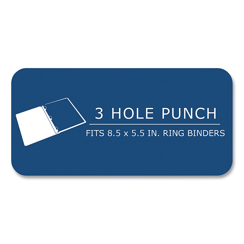 Roaring Spring Graph Filler Paper, 3-Hole, Quadrille: 5 sq in, (100) 8.5 x 5.5 Sheets, 48/Carton (ROA20815CS)