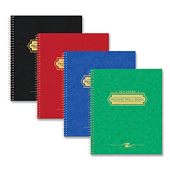 Roaring Spring Teacher's Record and Roll Book, 11 x 8.5, Randomly Assorted Cover Colors, 24/Carton (ROA72900CS)