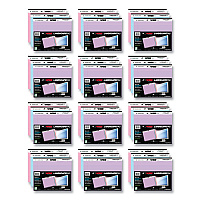 Roaring Spring WIDE Landscape Format Writing Pad, Medium/College Rule, 40 Assorted Colors 11 x 9.5 Sheets, 12/Carton (ROA74535CS)