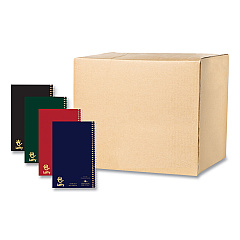 Roaring Spring Lefty Notebook, 1-Subject, Medium/College Rule, Randomly Assorted Cover Color, (80) 8 x 5 Sheet, 24/Carton (ROA13507CS)