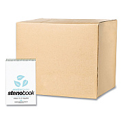 Roaring Spring EnviroShades Steno Pad, Gregg Rule, White Cover, 80 Blue 6 x 9 Sheets, 24 Pads/Carton (ROA12284CS)