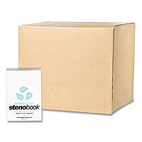 Roaring Spring EnviroShades Steno Pad, Gregg Rule, White Cover, 80 Blue 6 x 9 Sheets, 24 Pads/Carton (ROA12284CS)