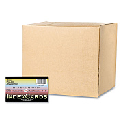 Roaring Spring Colored Index Cards, 3 x 5, Assorted Colors, 100/Pack, 36 Packs/Carton (ROA83369CS)