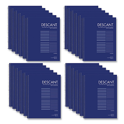 Roaring Spring Music Notebook, Medium/College Rule, Transcription Format, Blue Cover, (32) 8.5 x 11 Sheets, 24/Carton (ROA11032CS)