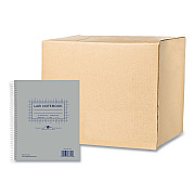 Roaring Spring Lab and Science Carbonless Notebook, Quad Rule (4 sq/in), Gray Cover, (100) 11 x 9 Sheets, 12/Carton (ROA77647CS)