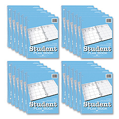 Roaring Spring Student Plan Book, Undated, Light Blue Cover, (45) 11 x 8.5 Sheets, 24/Carton (ROA12145CS)