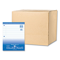Roaring Spring Loose Leaf Paper, 8.5 x 11, 3-Hole Punched, College Rule, White, 200 Sheets/Pack, 24 Packs/Carton (ROA83910CS)