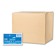 Roaring Spring White Index Cards, 3 x 5, 100 Cards, 36/Carton (ROA74814CS)