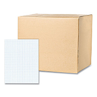 Roaring Spring Gummed Pad, 5 sq/in Quadrille Rule, 50 White 8.5 x 11 Sheets, 72/Carton (ROA95161CS)