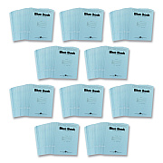 Roaring Spring Examination Blue Book, Wide/Legal Rule, Blue Cover, (6) 11 x 8.5 Sheets, 500/Carton (ROA77516CS)