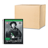 Roaring Spring Sketch Book, 60-lb Drawing Paper Stock, Rembrandt Photography Cover, (100) 11 x 8.5 Sheets, 12/Carton (ROA53101CS)