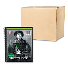 Roaring Spring Sketch Book, 60-lb Drawing Paper Stock, Rembrandt Photography Cover, (100) 11 x 8.5 Sheets, 12/Carton (ROA53101CS)