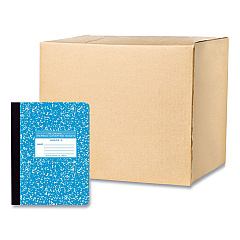 Roaring Spring Ruled Composition Book, Grade 2 Manuscript Format, Blue Marble Cover, (80) 9.75 x 7.5 Sheets, 48/Carton (ROA97226CS)