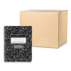 Roaring Spring Spring Signature Composition Book, Med/College Rule, Black Marble Cover, (70) 9.75 x 7.5 Sheets, 24/Carton (ROA10111CS)