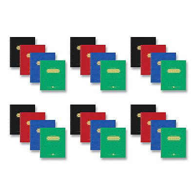 Roaring Spring Wirebound Teachers Plan Book, 11 x 8.5, Randomly Assorted Cover Colors, 24/Carton (ROA12144CS)