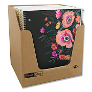 Roaring Spring Studio Series Notebook, 1-Subject, College Rule, Assorted Cover Set 3, (70) 11 x 9 Sheets, 24/Carton (ROA11323CS)