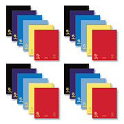 Roaring Spring Lefty Notebook, 1-Subject, Wide/Legal Rule, Assorted Cover Colors, (100) 10.5 x 8.5 Sheets, 24/Carton (ROA13505CS)