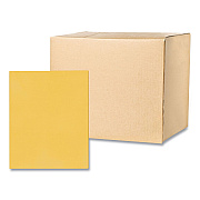 Roaring Spring Pocket Folder, 0.5" Capacity, 11 x 8.5, Gold, 25/Box, 10 Boxes/Carton (ROA50121CS)