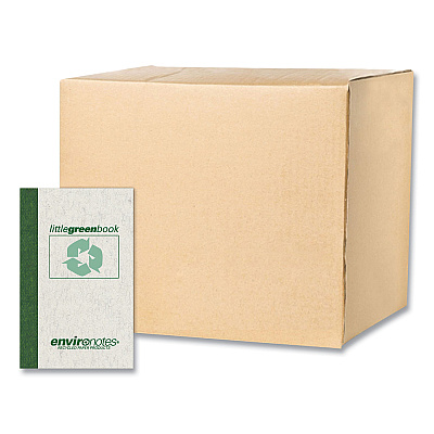 Roaring Spring Little Green Memo Book, Narrow Rule, Gray Cover, (60) 5 x 3 Sheets, 48/Carton (ROA77356CS)