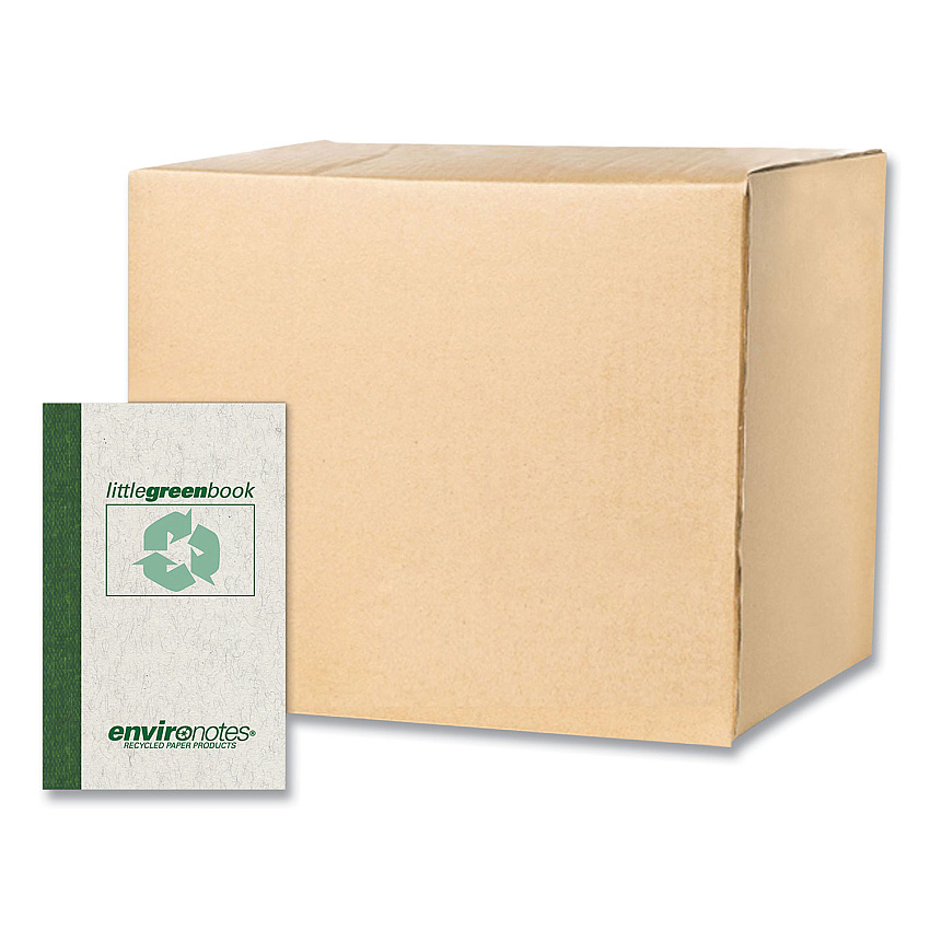 Roaring Spring Little Green Memo Book, Narrow Rule, Gray Cover, (60) 5 x 3 Sheets, 48/Carton (ROA77356CS)