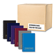 Roaring Spring Wirebound Academic Weekly Planner, Assorted Cover Colors, 8 x 5.5, 14-Month (July - August) 2023-2024, 28/Carton (11247CS)