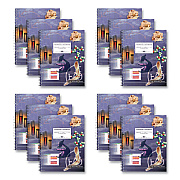 Roaring Spring Lab/Science Carbonless Notebook, Quad Rule (4 sq/in), Multicolor Cover, (100) 11x8.5 Sheets, 12/Carton (ROA77650CS)