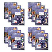 Roaring Spring Lab/Science Carbonless Notebook, Quad Rule (4 sq/in), Multicolor Cover, (100) 11x8.5 Sheets, 12/Carton (ROA77650CS)