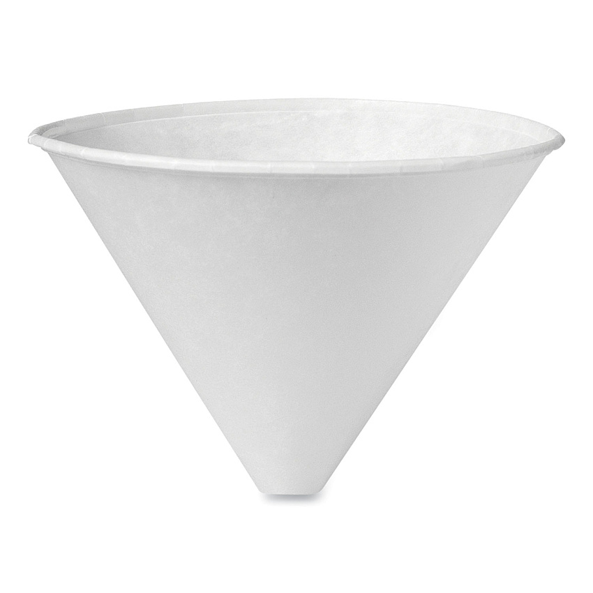 Solo Bare Eco-Forward Treated Paper Funnel Cups, ProPlanet Seal, 6 oz, 250/Bag, 10/Carton (SCC6SRX)