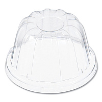 Dart D-T Sundae/Cold Cup Lids, Fits 6, 8, 12 oz Foam Cups, Clear, 50/Pack, 20 Packs/Carton (DCC12HDLC)