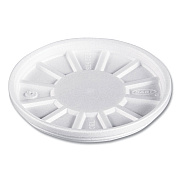 Dart Vented Foam Lids, Fits 6 oz to 32 oz Cups, White, 50 Pack, 10 Packs/Carton (DCC20RL)