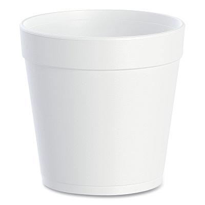 Dart Foam Containers, 32 oz, White, 25/Bag, 20 Bags/Carton (DCC32MJ48)