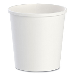 Solo Flexstyle Double Poly Paper Containers, 16 oz, White, Paper, 25/Pack, 20 Packs/Carton (SCCH4165U)