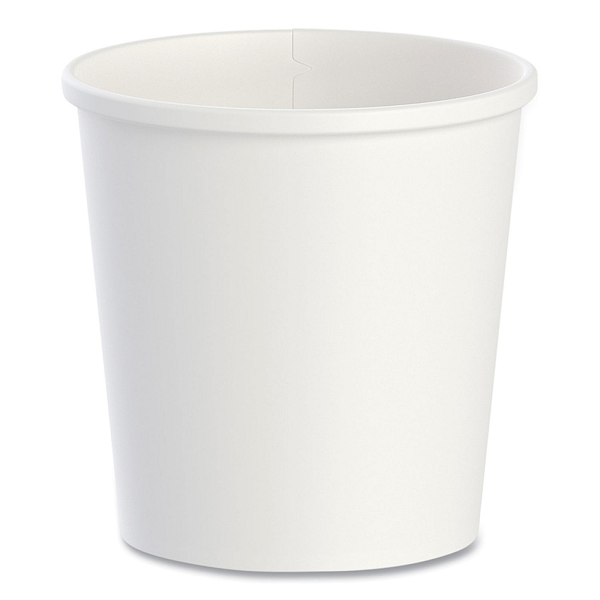 Solo Flexstyle Double Poly Paper Containers, 16 oz, White, Paper, 25/Pack, 20 Packs/Carton (SCCH4165U)
