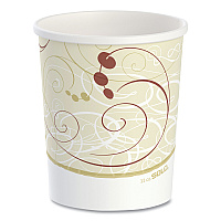 Solo Flexstyle Double Poly Paper Containers, 32 oz, Symphony Design, Paper, 25/Pack, 20 Packs/Carton (SCCH4325SYM)