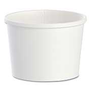 Solo Flexstyle Double Poly Paper Containers, 12 oz, 3.6" Diameter, White, Paper, 25/Bag, 20 Bags/Carton (SCCHS4125WH)