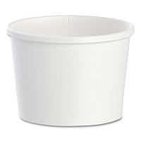 Solo Flexstyle Double Poly Paper Containers, 12 oz, 3.6" Diameter, White, Paper, 25/Bag, 20 Bags/Carton (SCCHS4125WH)