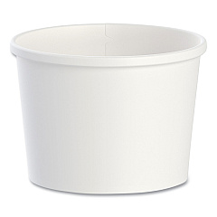 Solo Flexstyle Double Poly Paper Containers, 12 oz, 3.6" Diameter, White, Paper, 25/Bag, 20 Bags/Carton (SCCHS4125WH)